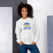 Dreams Come True Volunteer White Unisex Sweatshirt