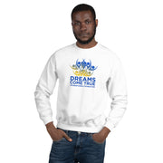 Dreams Come True Volunteer White Unisex Sweatshirt