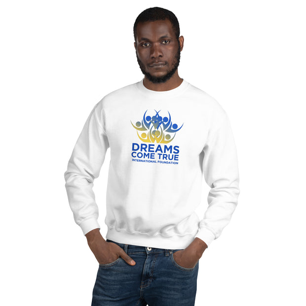 Dreams Come True Volunteer White Unisex Sweatshirt