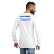 Dreams Come True Volunteer Unisex Long Sleeve White Tee